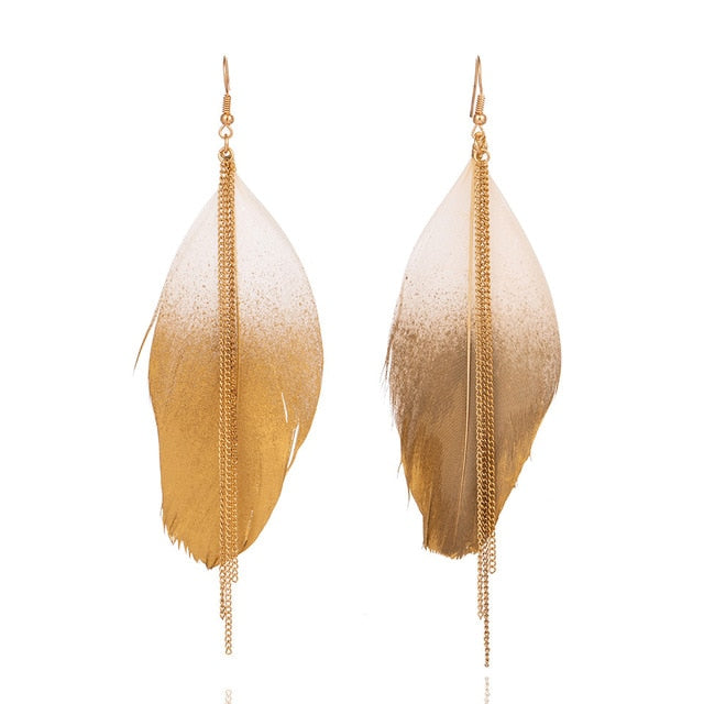 Pocahontas - Feather Earrings - Emilie Bramly