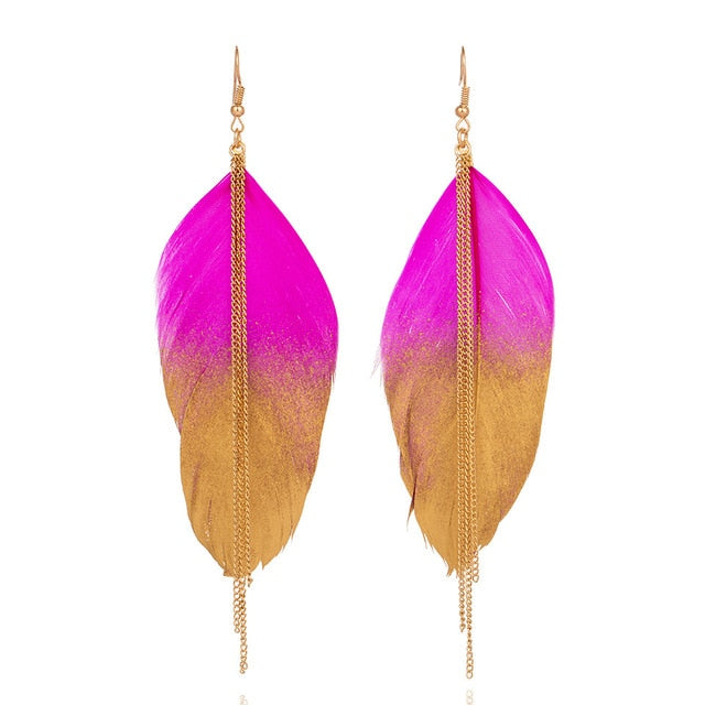 Pocahontas - Feather Earrings - Emilie Bramly