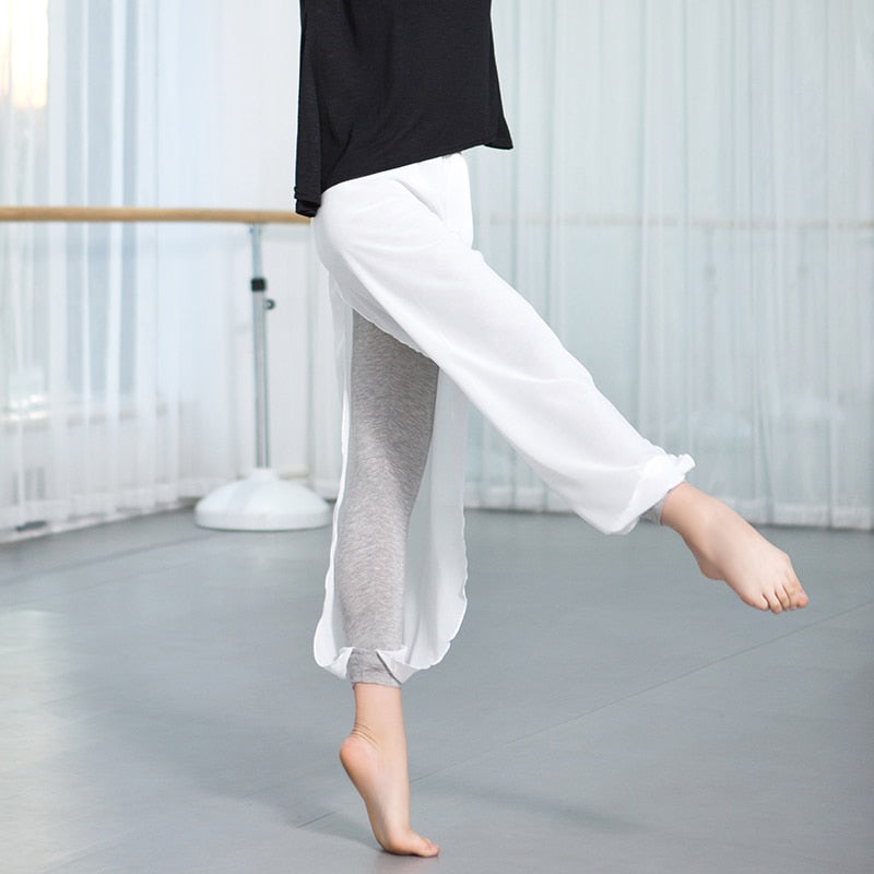 Modern / Ballet / Latin Dance Pants Legging - Chiffon - Emilie Bramly