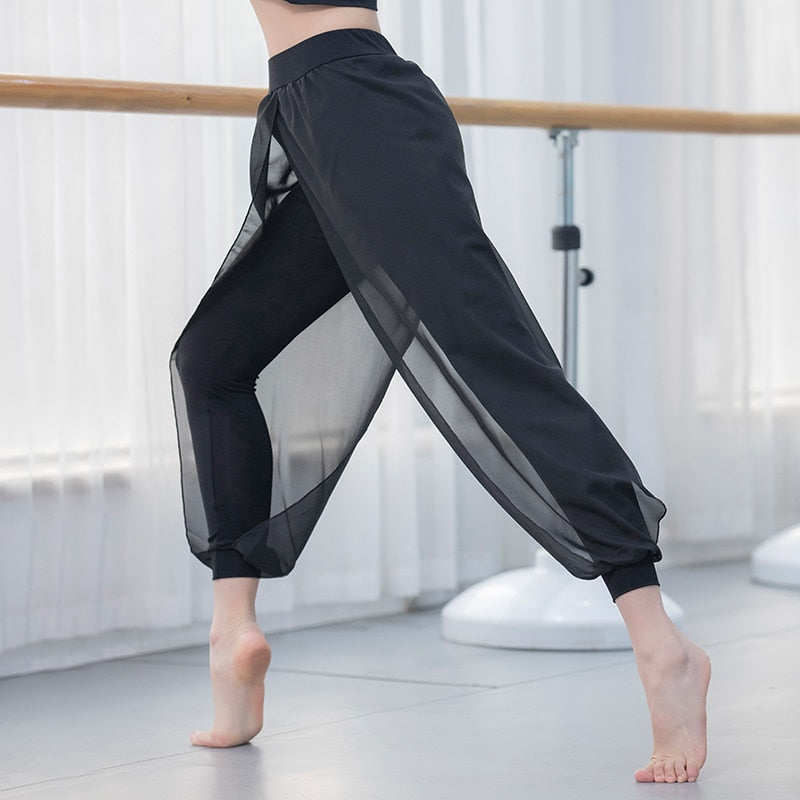 Modern / Ballet / Latin Dance Pants Legging - Chiffon – Emilie Bramly